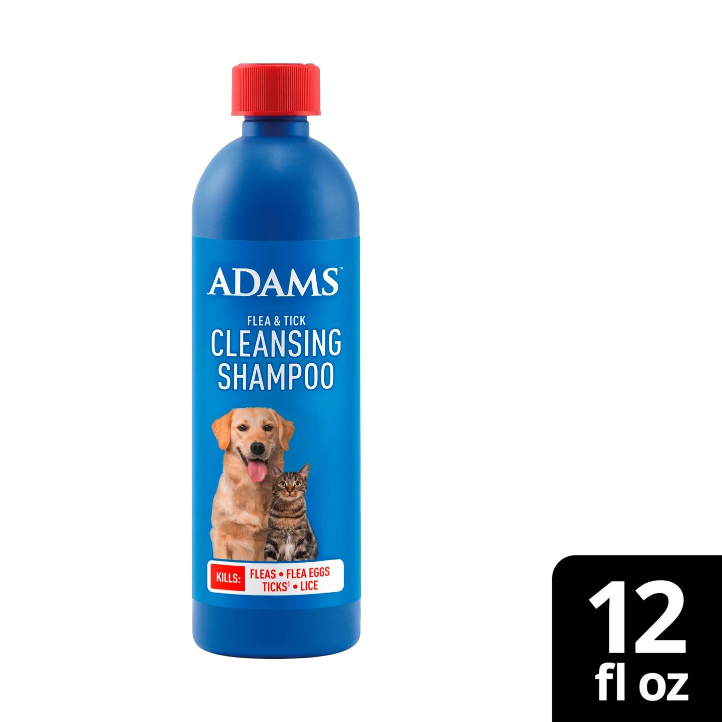 Flea & Tick Cleansing Shampoo for Dogs, Cats, 12 Fluid Ounces