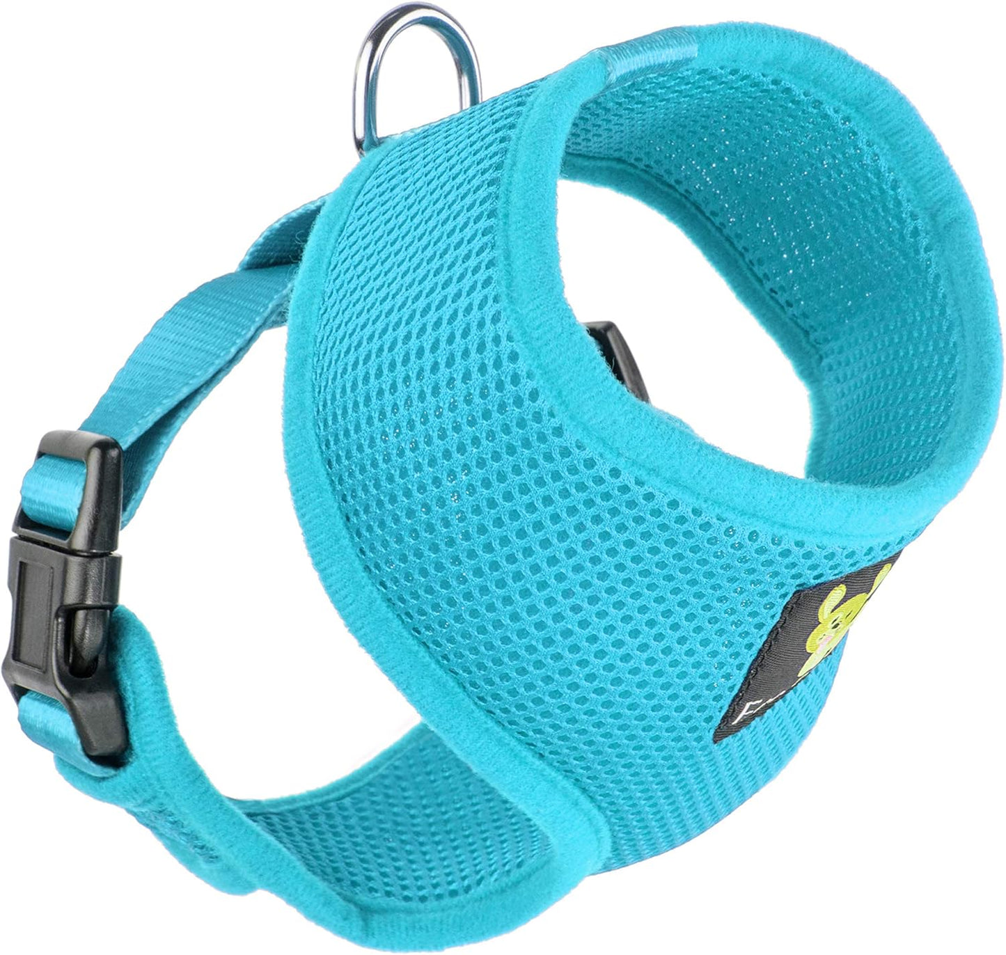 Blue Dog Harness - Eco-Friendly Max Comfort Harnesses - Luxurious Soft Mesh Halter - over the Head Harness Vest- No Pull and No Choke