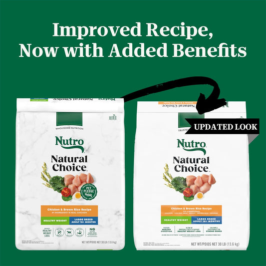 Natural Choice Large Breed Healthy Weight Dog Food, Chicken & Brown Rice Recipe, 30 Lb. Bag