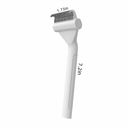 1 Pcs Cat and Dog Brush for Shedding and Undercoat Dematting, Pet Grooming Tool for Medium to Long Hair Pets, Skin-Safe and Lightweight