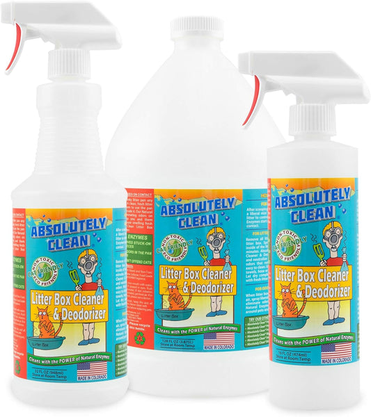 Litter Box Cleaner and Deodorizer, Eliminate Odors Quickly, Neutralizes Urine and Feces Odors in the Air and the Box, Make Litter Last Longer