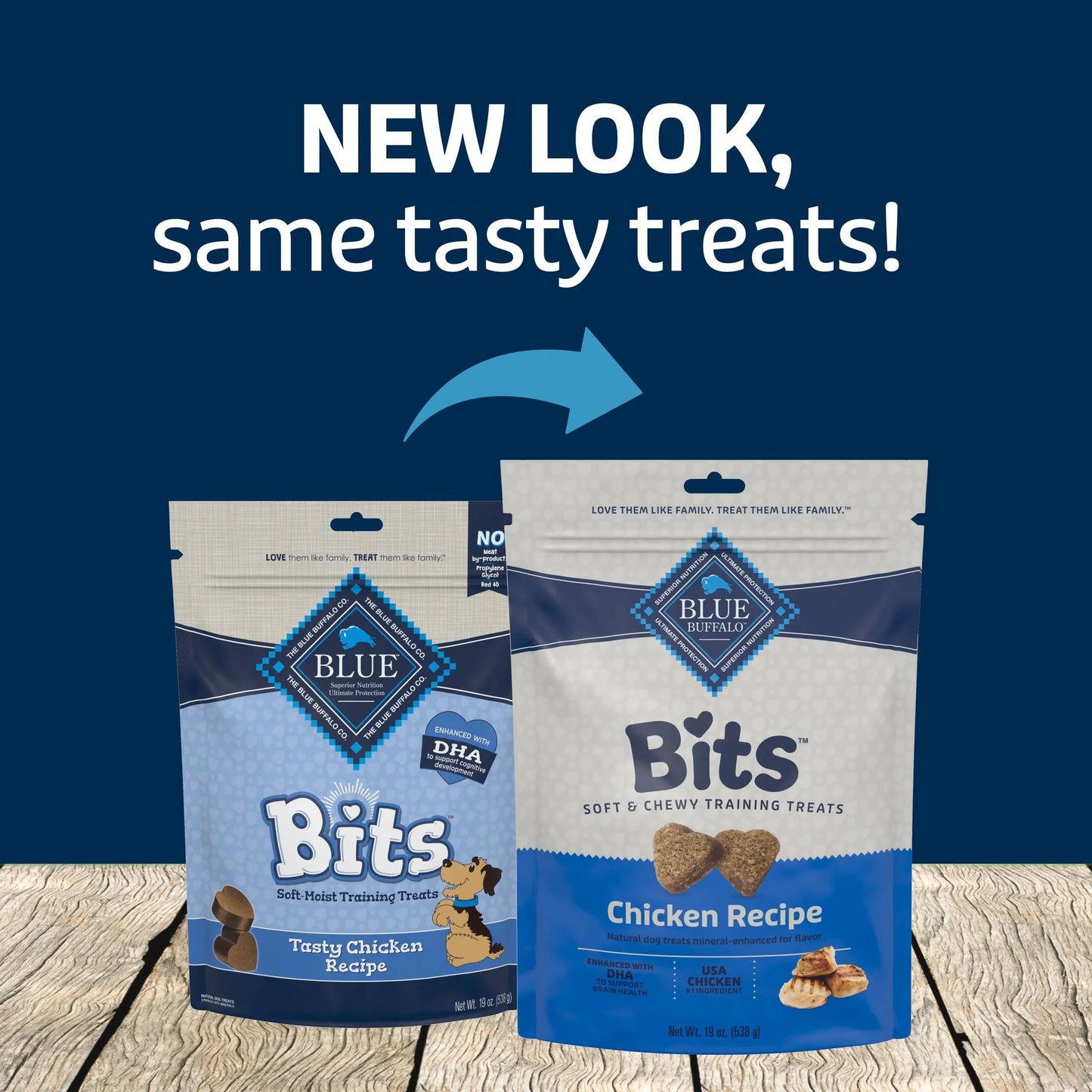 Bits Soft Dog Treats for Training, Enhanced with DHA, 19-Oz. Bag
