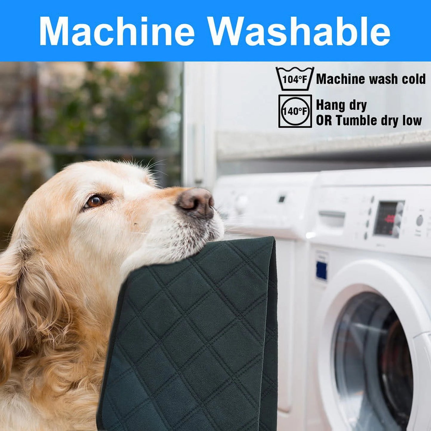 Washable Pee Pads for Dogs, Puppy Pads for Potty Training with Leakproof Bottom. Dark Gray, 8 Pack, 18"X24"