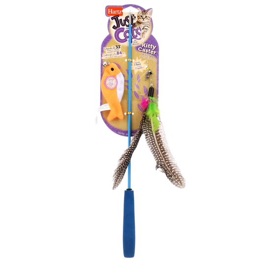 Kitty Caster Interactive Cat Toy, Blue