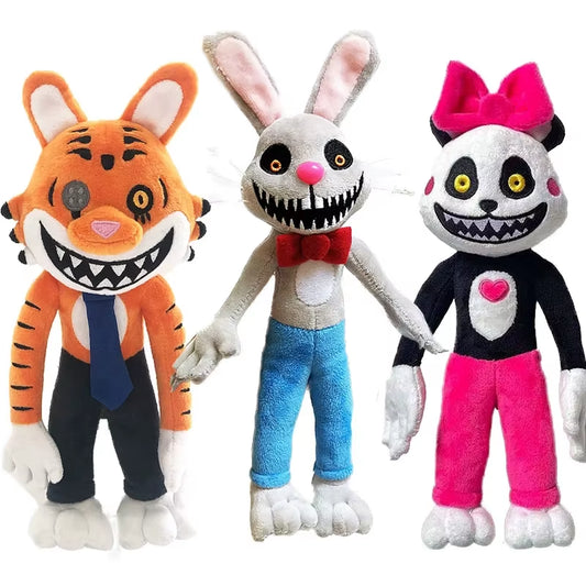 Mr Hopp'S Playhouse 2 Plush Soft Toys Mr Stripes Stuffed Animal Tiger Rabbit Plush Toys Game Figure Dolls for Children Kids
