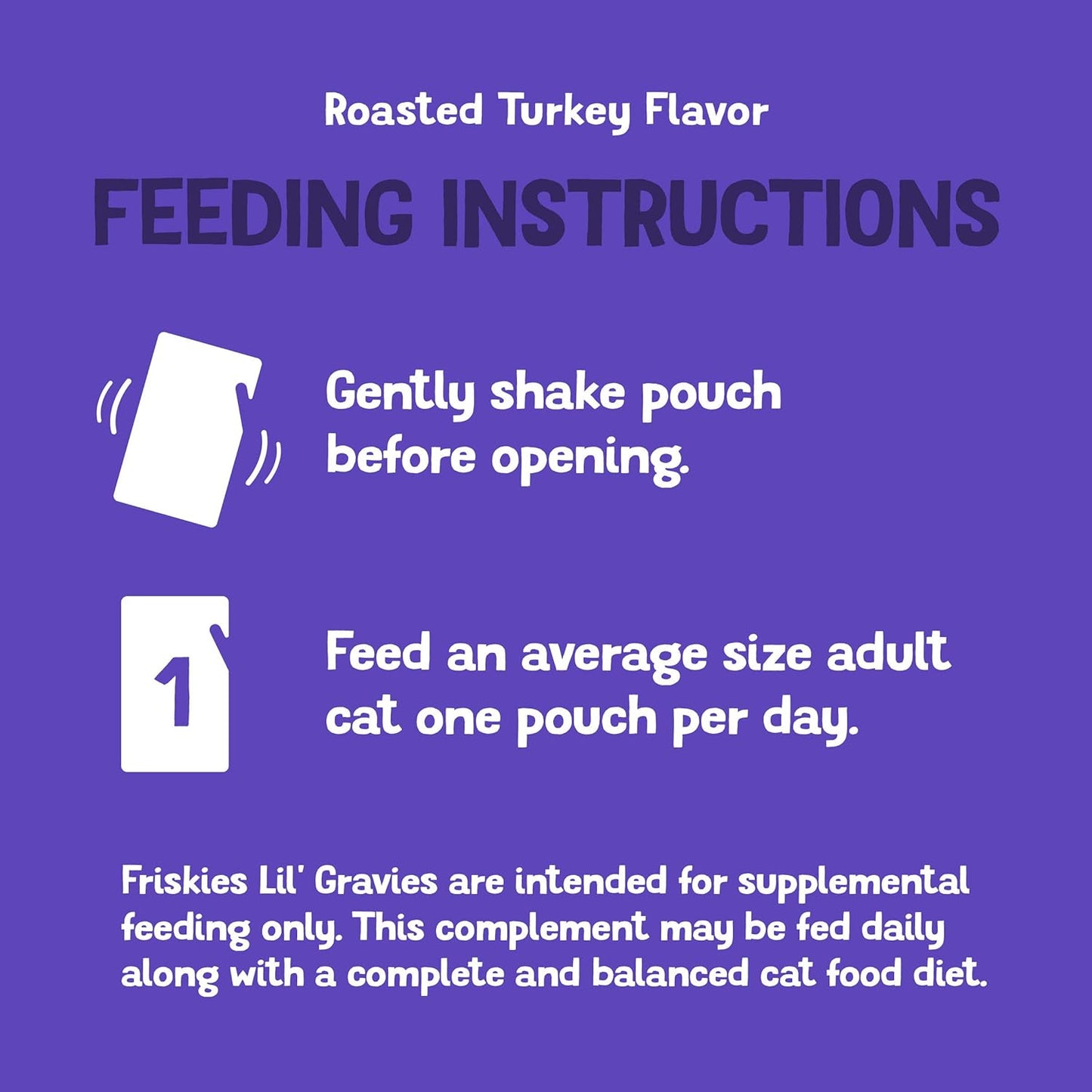 Purina Lil' Gravies Roasted Turkey Flavor Cat Food Lickable Cat Treats - (Pack of 16) 1.55 Oz. Pouches