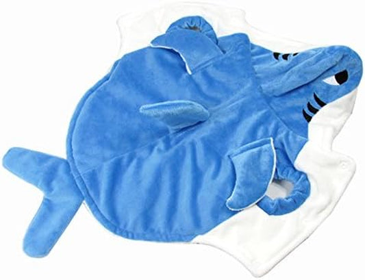 Funny Dog Cat Shark Costumes Pet Halloween Christmas Cosplay Costume Puppy Winter Coat Hoodie Sweater Clothes for Small Medium Large Dogs and Cats