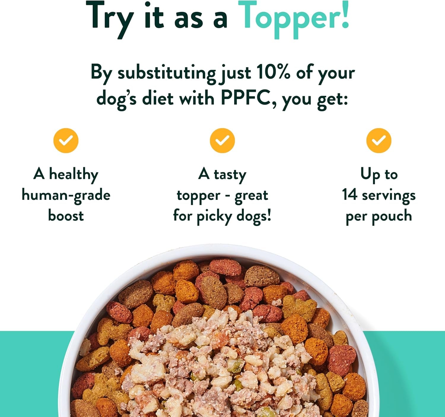 Fresh Dog Food Pouches - Human-Grade Toppers Wet Pet Meal & Mixers - Small & Large Breed Puppy & Senior Dogs - Gluten-Free, Limited Ingredient Salmon & Beef - 8 Pack Variety