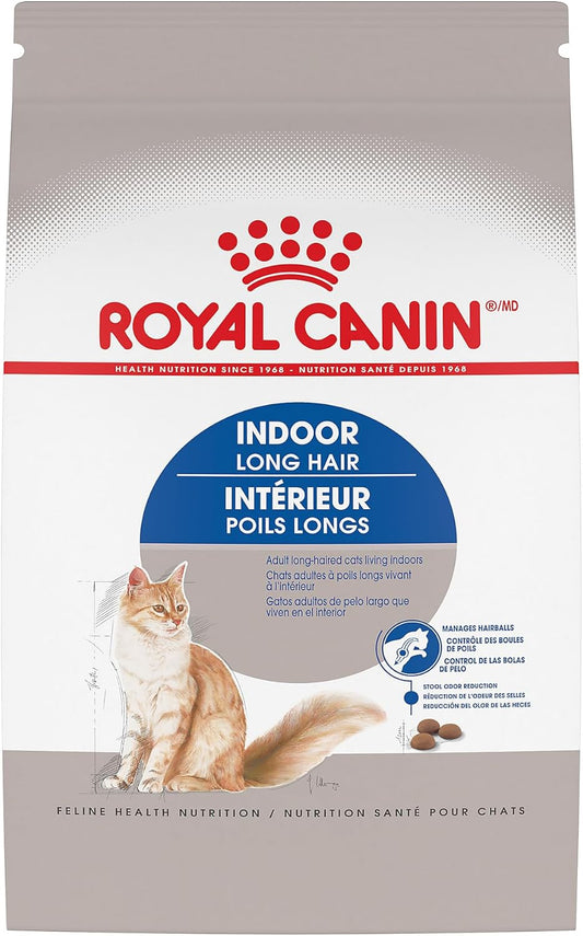 Feline Health Nutrition Indoor Long Hair Adult Dry Cat Food, 6 Lb Bag