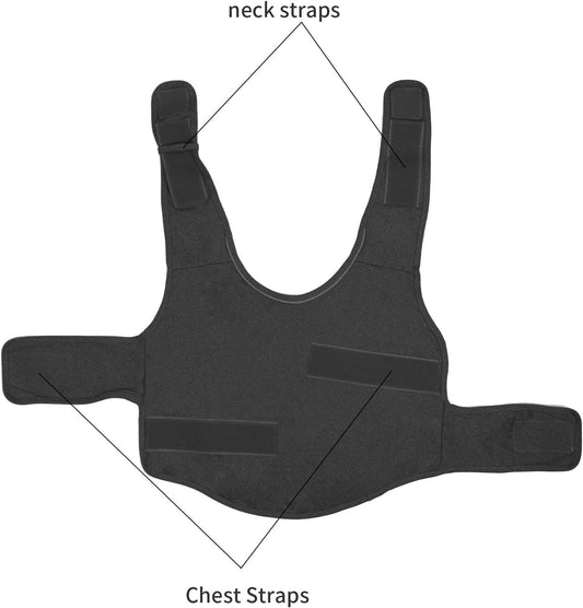 Comfort Dog Anxiety Relief Coat, Dog Anxiety Calming Vest Wrap for Thunderstorm,Travel,4Th of July Fireworks,Vet Visits,Separation Anxiety Relief for Dogs (M,Grey)