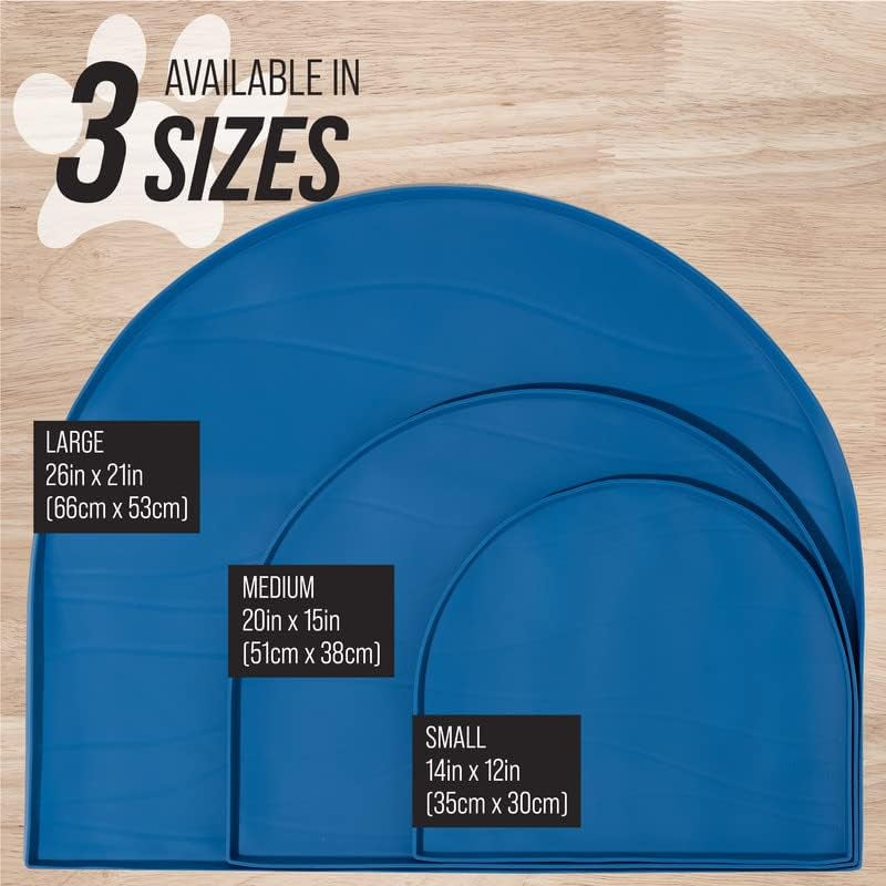 Fountain Mat, Silicone Water Mat Designed for Pet Fountains, Dog Gravity Water Bowls, Automatic Dispensing Cat Feeders