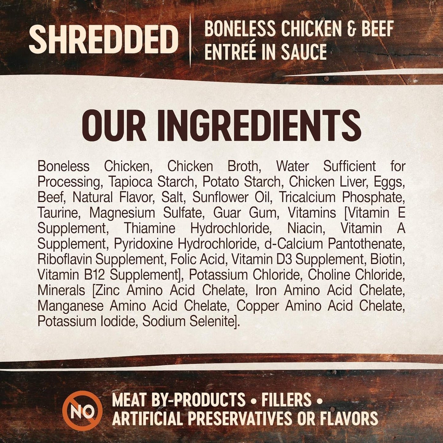 CORE Signature Selects Shredded Adult Wet Cat Food, Natural, Protein-Rich, Grain Free, 2.8 Ounce, 12 Pack (Chicken & Beef Entree)
