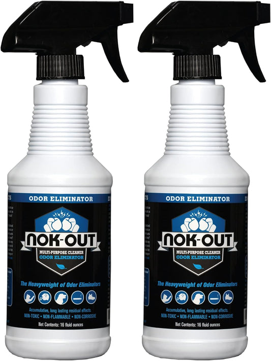 Odor Remover, Pet Deodorizer and Cleaning Spray, Made in the USA, 16 Fluid Ounce Spray, 2-Pack