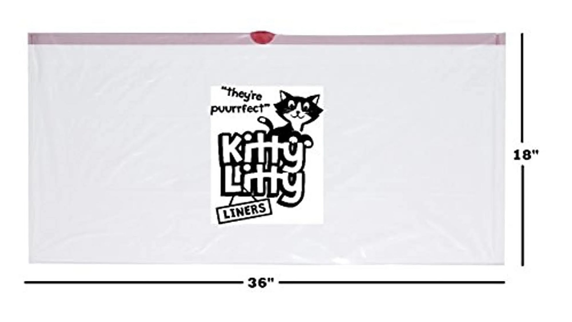Extra Heavy Duty Jumbo Cat Litter Box Liners 20 Count Cat Waste Liners