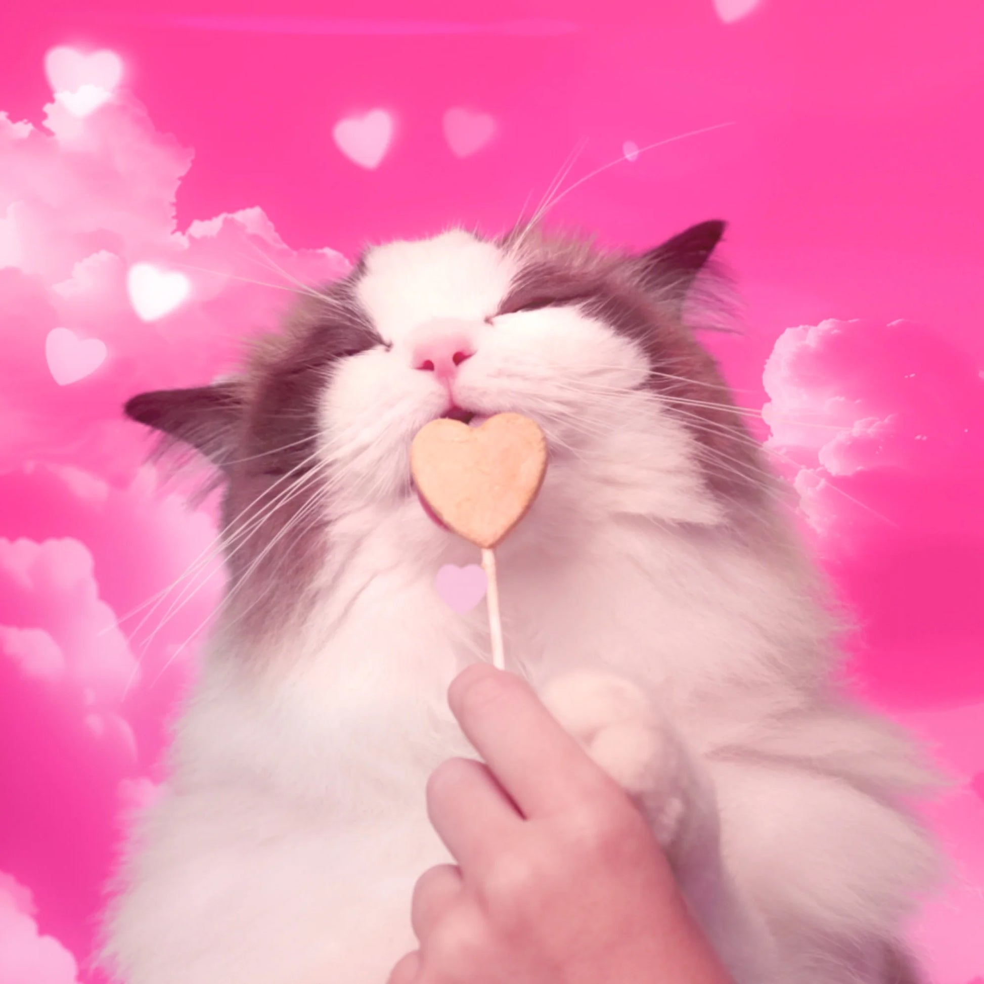 (4 Pack)  Purrpops Freeze-Dried Salmon Flavored Lollipop Treats for Cats, 4 Pack