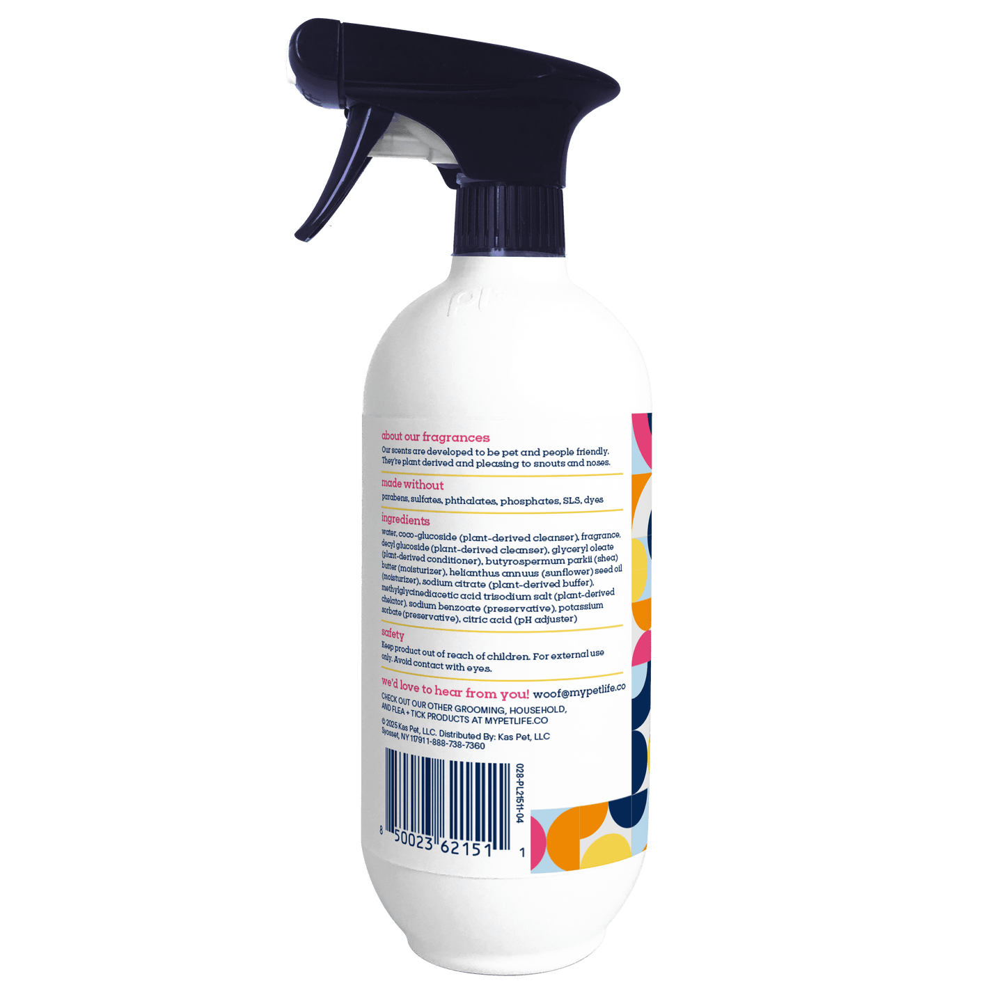 Deep-Clean Spray Dog Shampoo, Vanilla Ginger, 16Oz