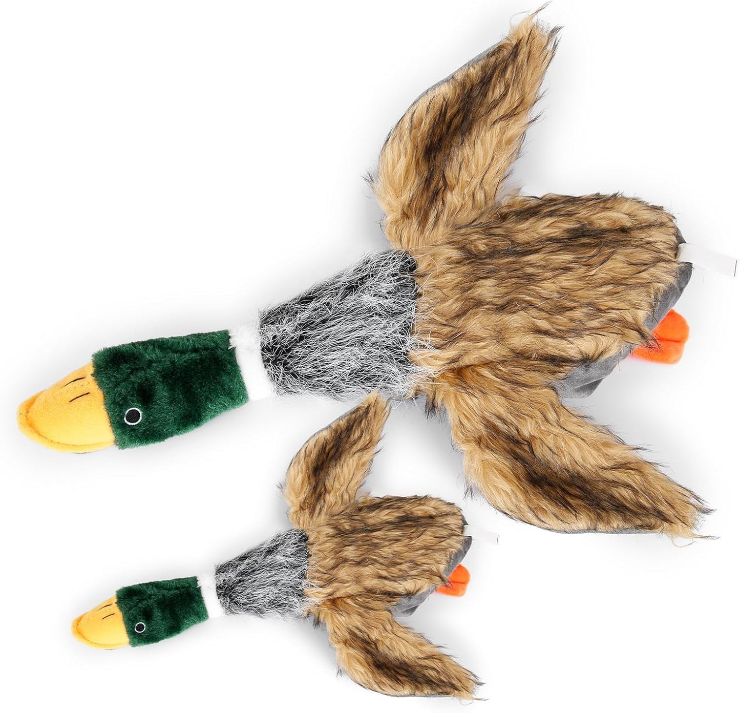 Squeaky Dog Toy for Puppy Dogs Toys to Keep Them Busy Mallard Duck Stuffed Dog Toys for Medium Small Dogs, 9" Wild Duck