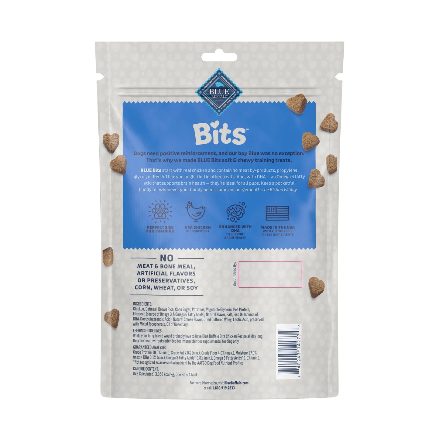 Bits Soft Dog Treats for Training, Enhanced with DHA, 19-Oz. Bag