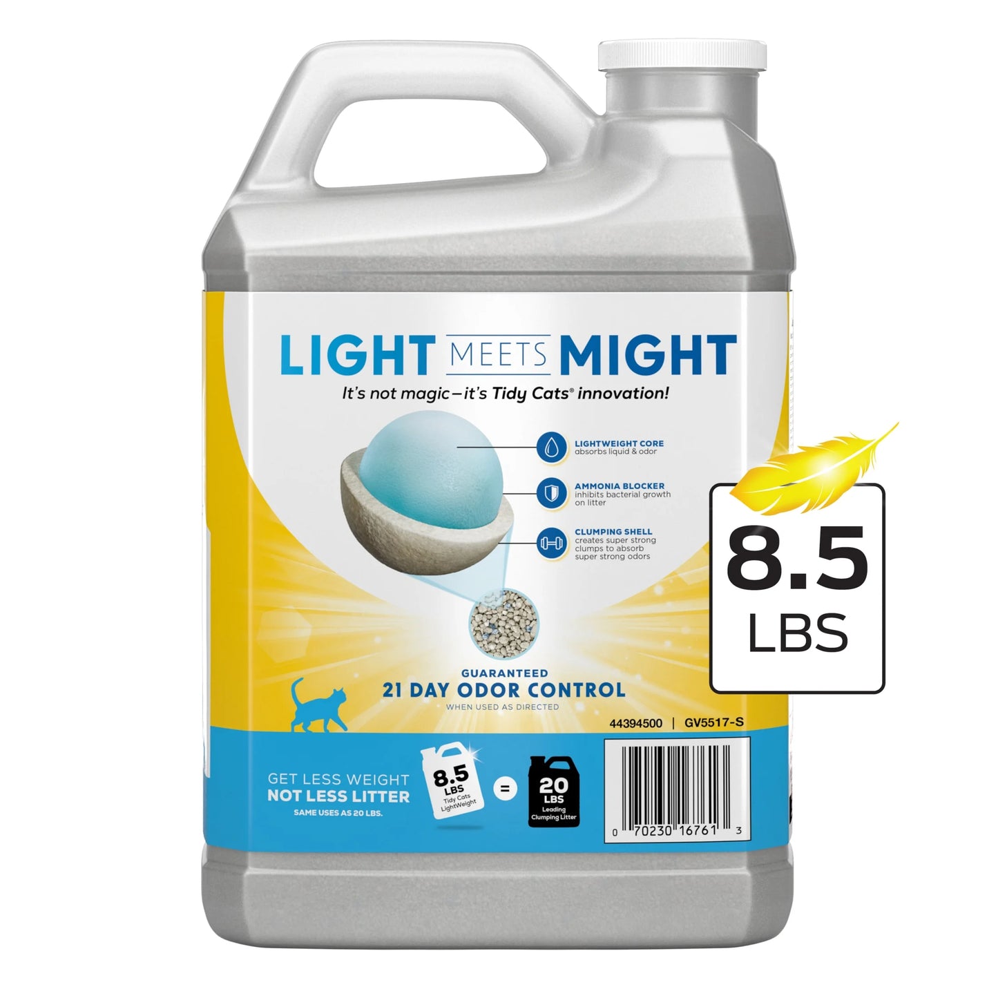 Purina  Lightweight Clumping Cat Litter, Glade Clear Springs Scent, 8.5 Lb Jug