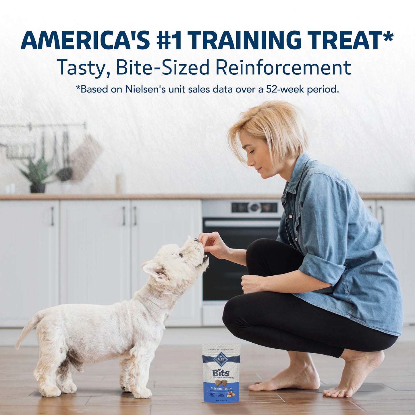 Bits Soft Dog Treats for Training, Enhanced with DHA, 19-Oz. Bag
