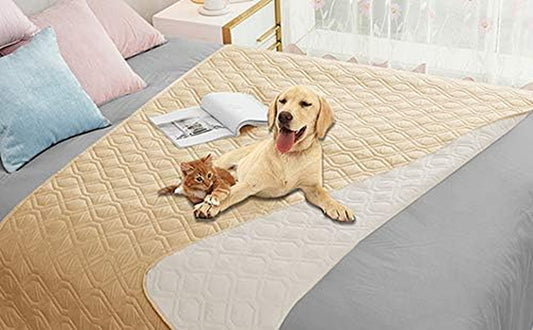 Waterproof Dog Bed Cover Pet Blanket for Furniture Bed Couch Sofa Reversible