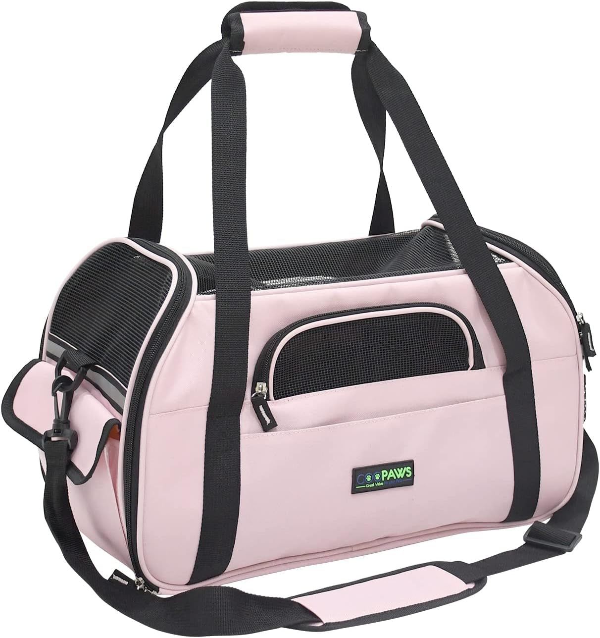 Soft-Sided Kennel Pet Carrier for Small Dogs, Cats, Puppy, Airline Approved Cat Carriers Dog Carrier Collapsible, Travel Handbag & Car Seat