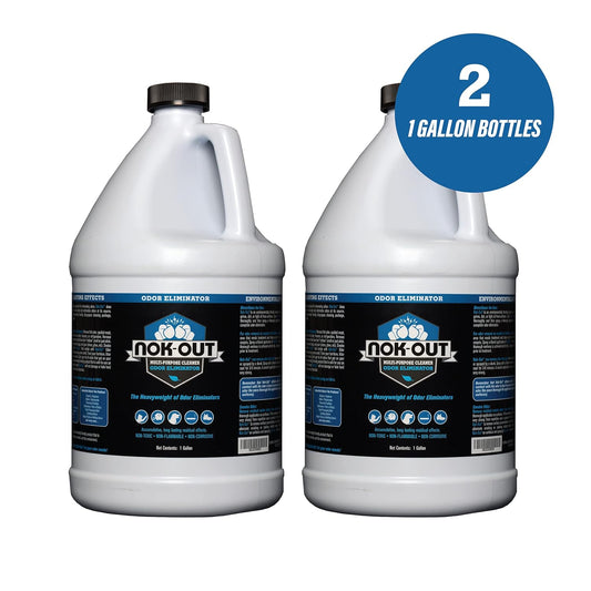 Odor Remover, Pet Deodorizer and Cleaning Spray, Made in the USA, 1 Gallon, 2-Pack