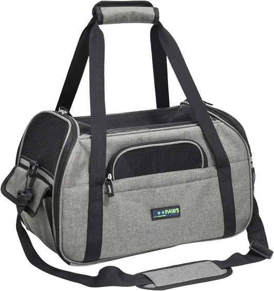 Soft-Sided Kennel Pet Carrier for Small Dogs, Cats, Puppy, Airline Approved Cat Carriers Dog Carrier Collapsible, Travel Handbag & Car Seat