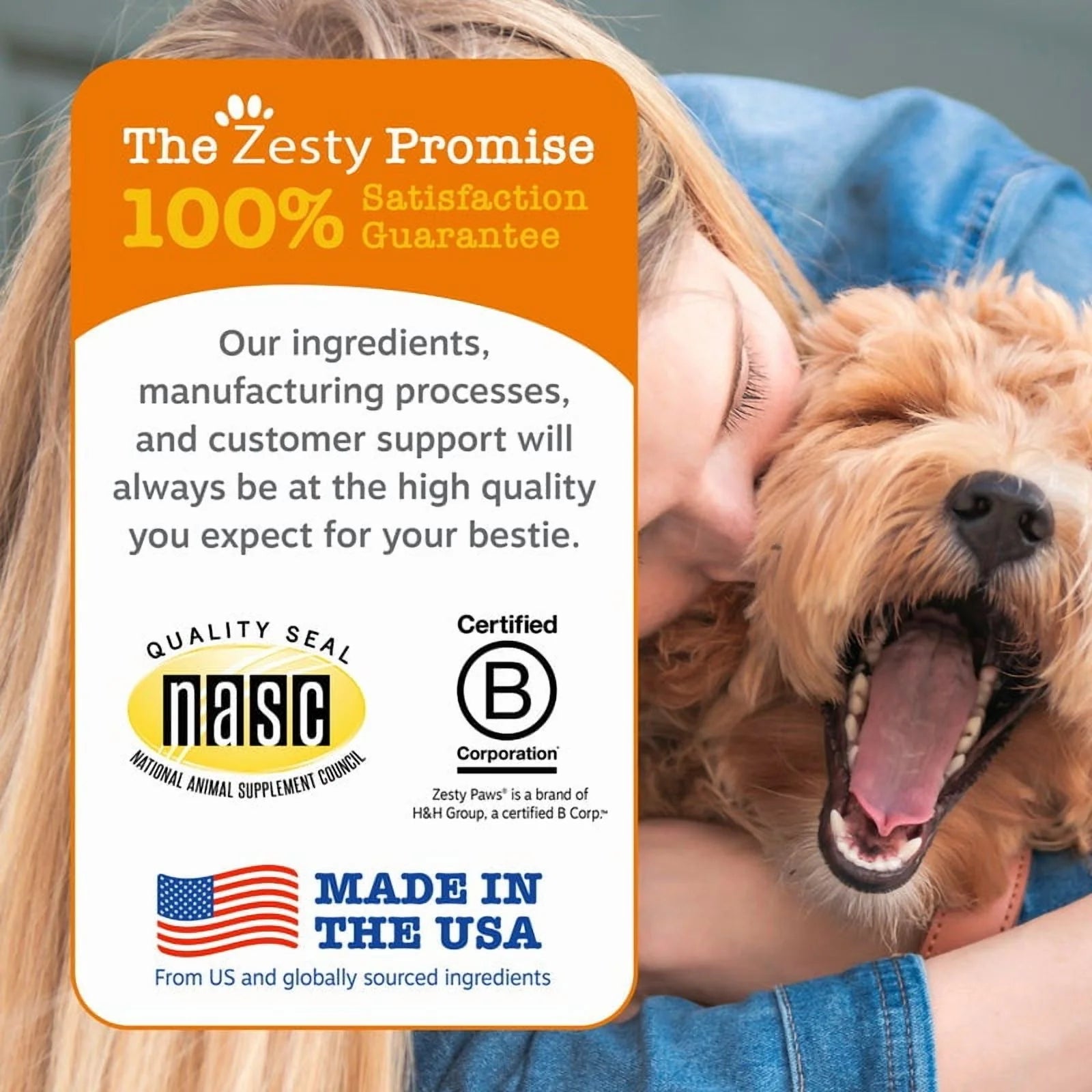 Vet Strength Pre, Post, & Probiotic Bites for Dogs, for Gut Health & Immune Support, Chicken Flavor, 90Ct