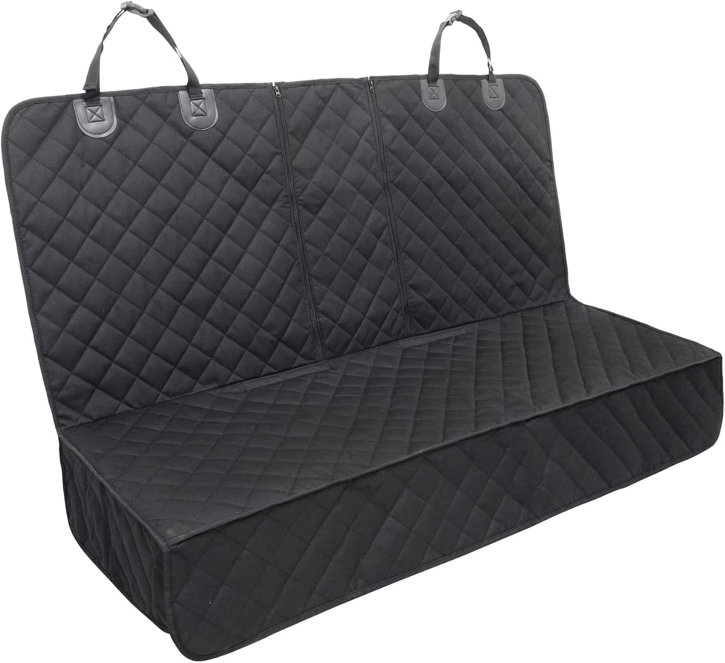 Dog Seat Cover, 100% Waterproof Bench Seat Cover Protector Scratch Proof Nonslip Durable Soft Pet Back Seat Covers for Cars Trucks & SUV