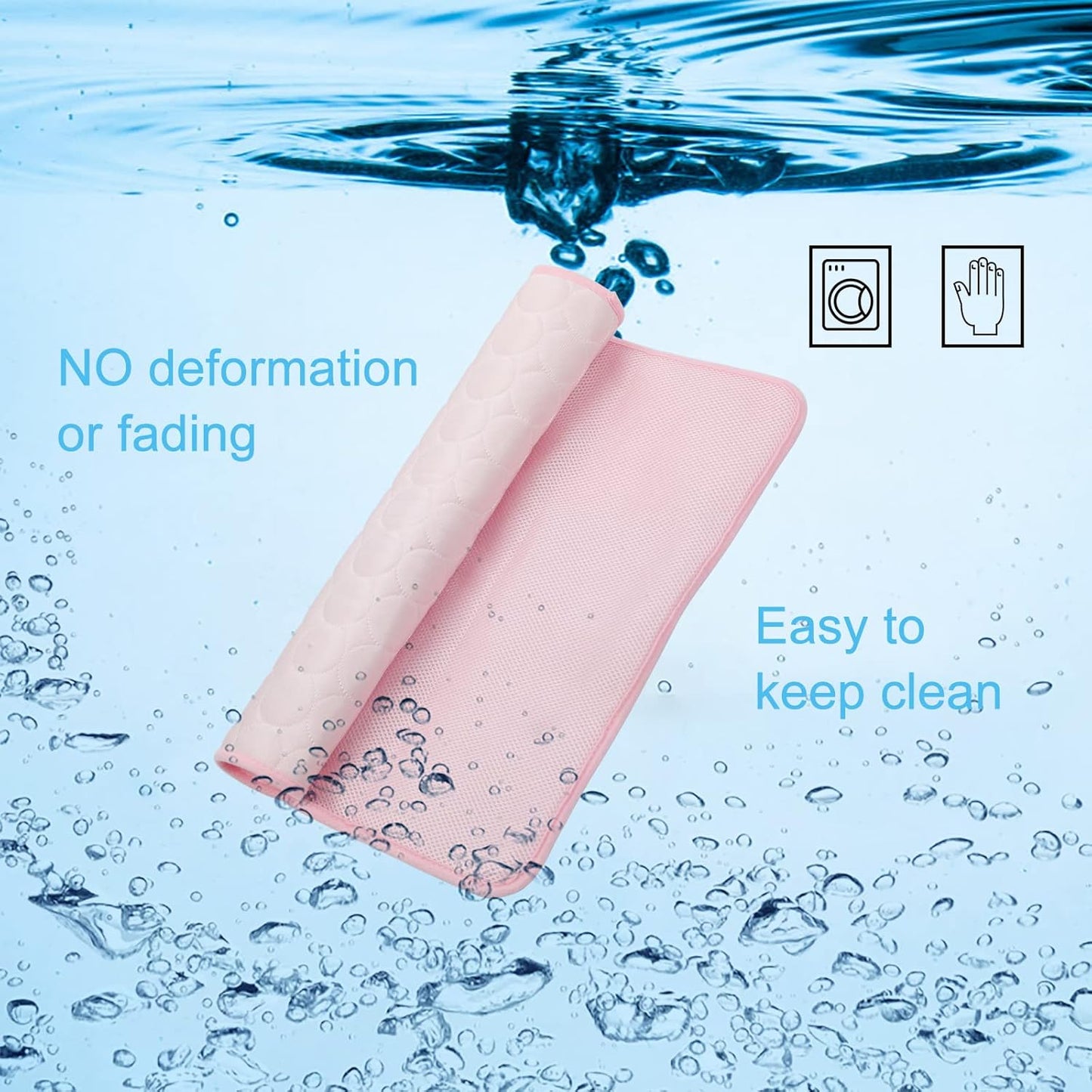 Dog Cooling Mat Large Cool Pad Summer Pet Bed for Dogs Cats Kennel Pad Breathable Self Coolings Blanket Crate Sleep Machine Washable
