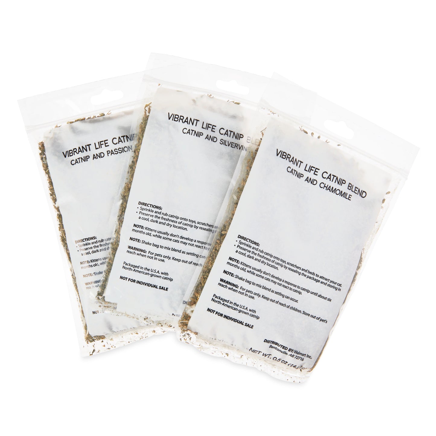 Catnip Blends Collection, 0.5 Oz, 3 Pack, Variety