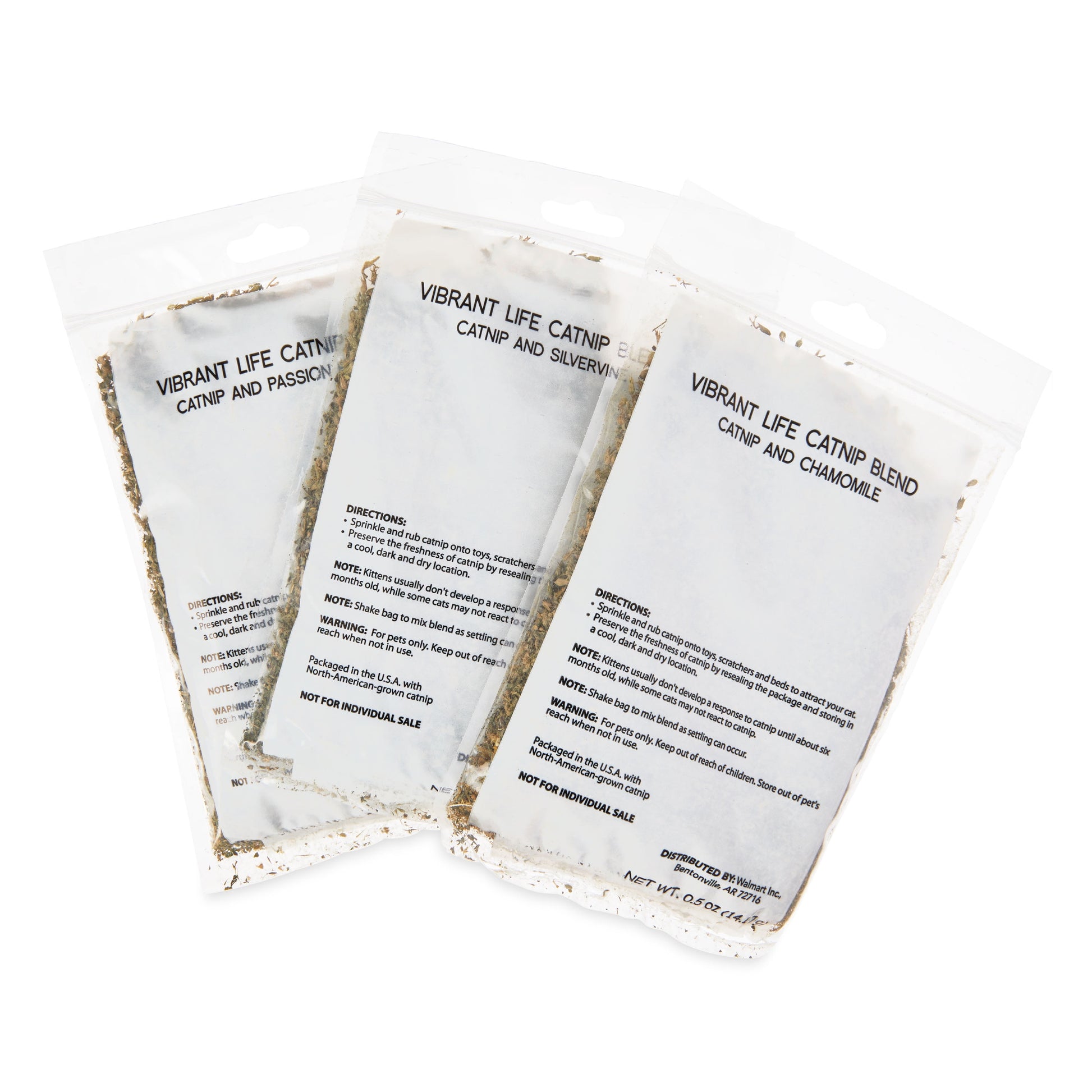 Catnip Blends Collection, 0.5 Oz, 3 Pack, Variety