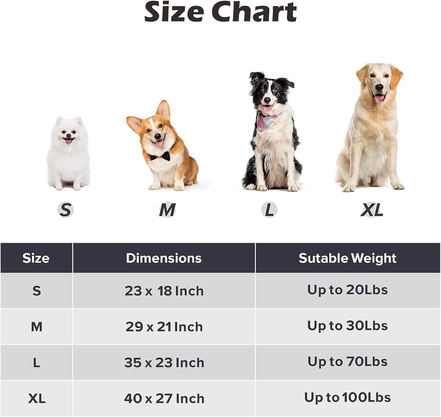 Dog Bed Mat Soft Crate Pad Washable Anti-Slip Mattress for Large Medium Small Dogs and Cats Kennel Pad(29'' X 21'' Grey)