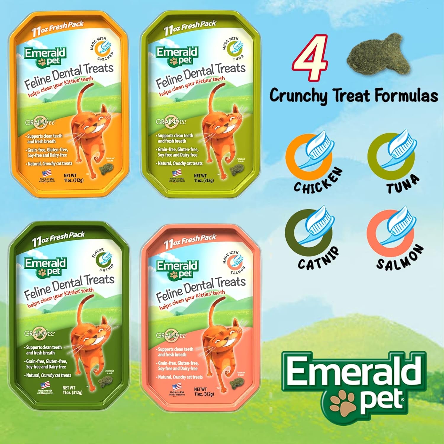 Cat Dental Treat Tub Salmon