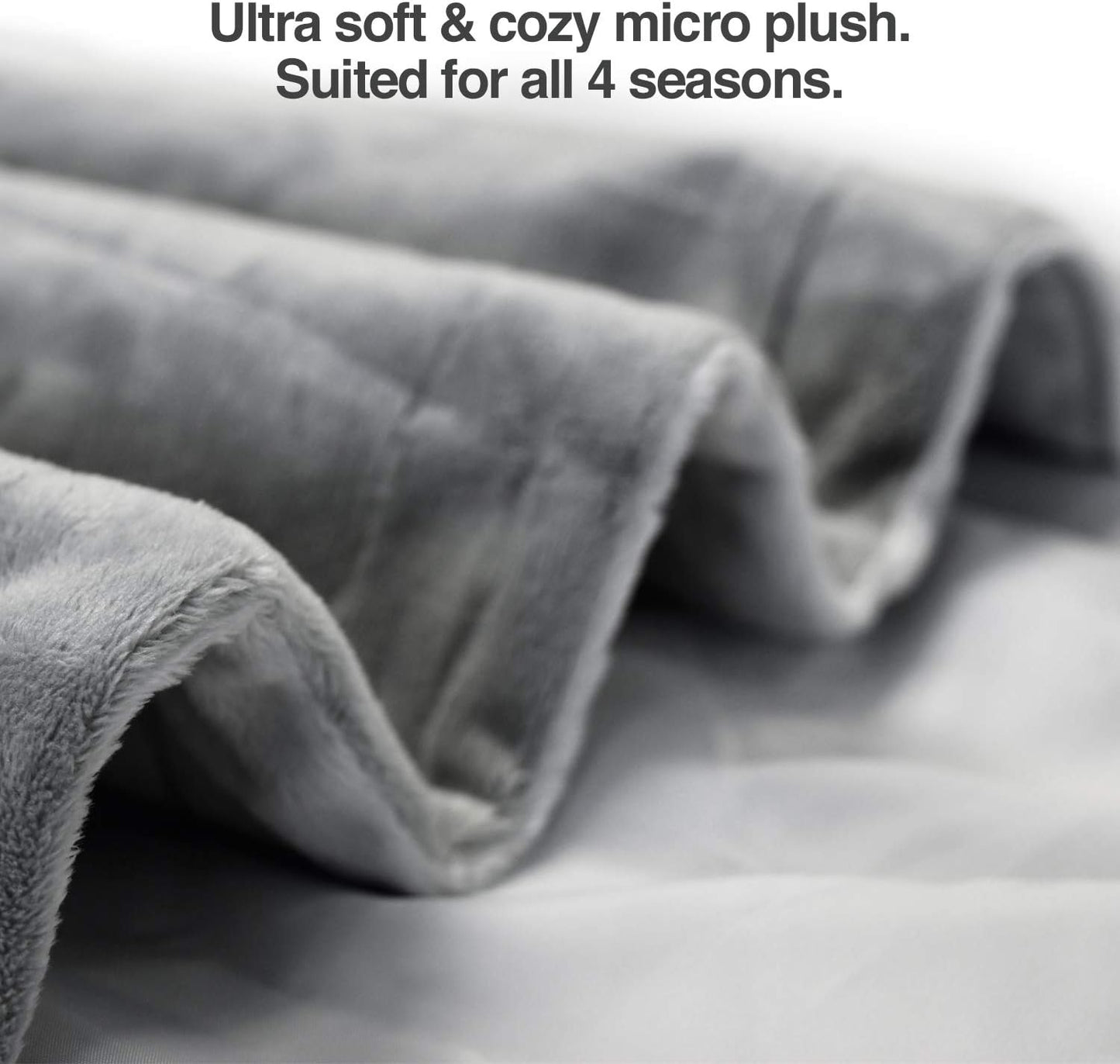 Premium Dog & Cat Blanket | Ultra Soft Pet Blanket Available in Plush or Quilted; 2 Colors (Grey; Brown) | Perfect for Small Dogs & Large Dogs