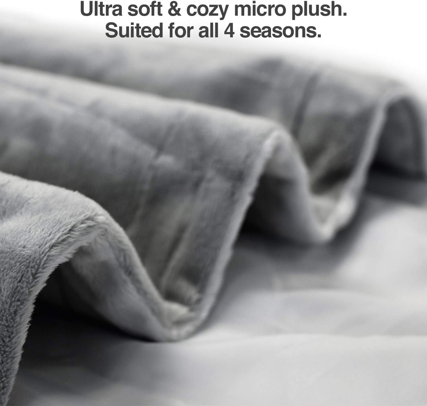 Premium Dog & Cat Blanket | Ultra Soft Pet Blanket Available in Plush or Quilted; 2 Colors (Grey; Brown) | Perfect for Small Dogs & Large Dogs