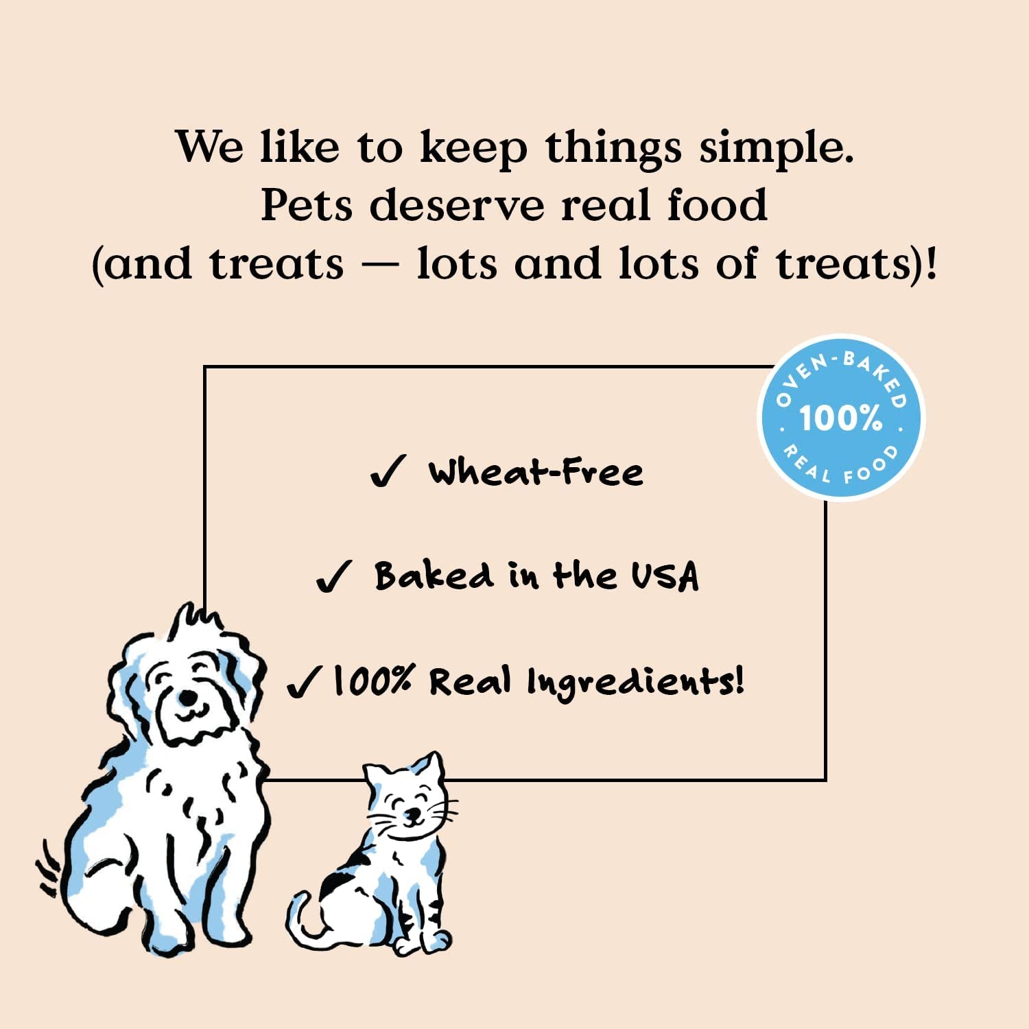 Quack, Quack, Quack Training Treats for Dogs, Wheat-Free Dog Treats, Made with Real Ingredients, Baked in the USA, All-Natural & Low Calorie Training Bites, Duck & Blueberry, 6 Oz