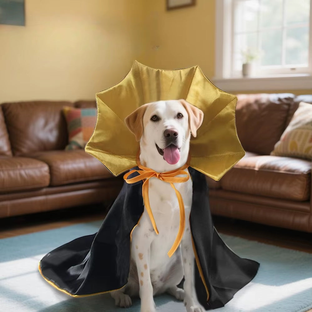 Funny Pet Dog Halloween Costume Dog Cat Costumes for Small Dogs Cosplay Vampire Cloak Dog Cat Clothes Cloak Pet Supplies