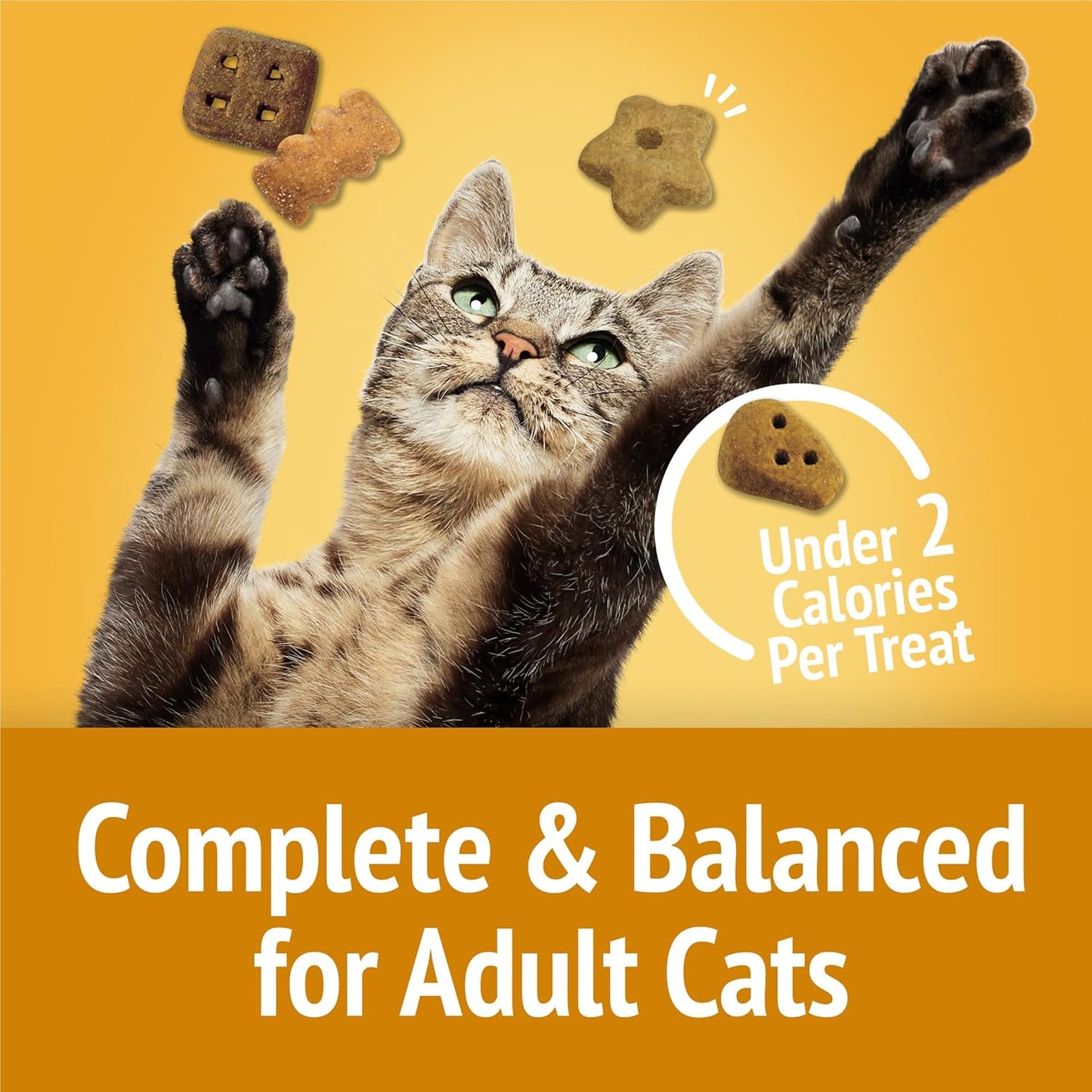 Purina  Cat Treats, Party Mix Cheezy Craze Crunch - (Pack of 10) 2.1 Oz. Pouches