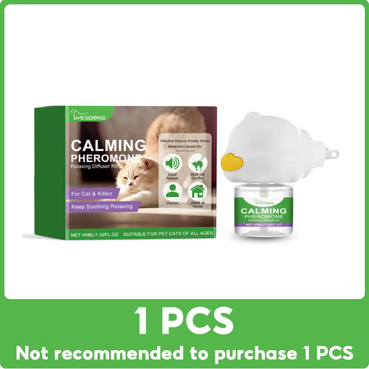 Cat Calming Diffuser Kit Refill Calming Mood Relaxing anti Anxiety Stress Soothing Comforting Pets Pheromone Calming Diffuser