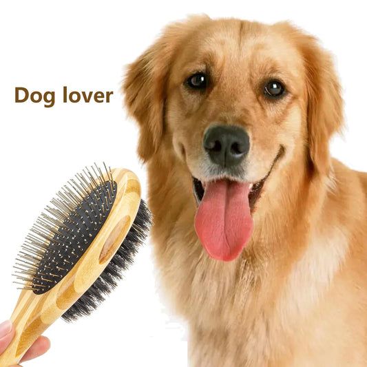 Dog and Cat Brush, Skin Friendly Grooming Cat Brush, Dog Brush for Shedding,Deshedding Brush, Beard Brush,Hair Brush Puppy Brush for Haired Dogs, Pet Supplies Accessories