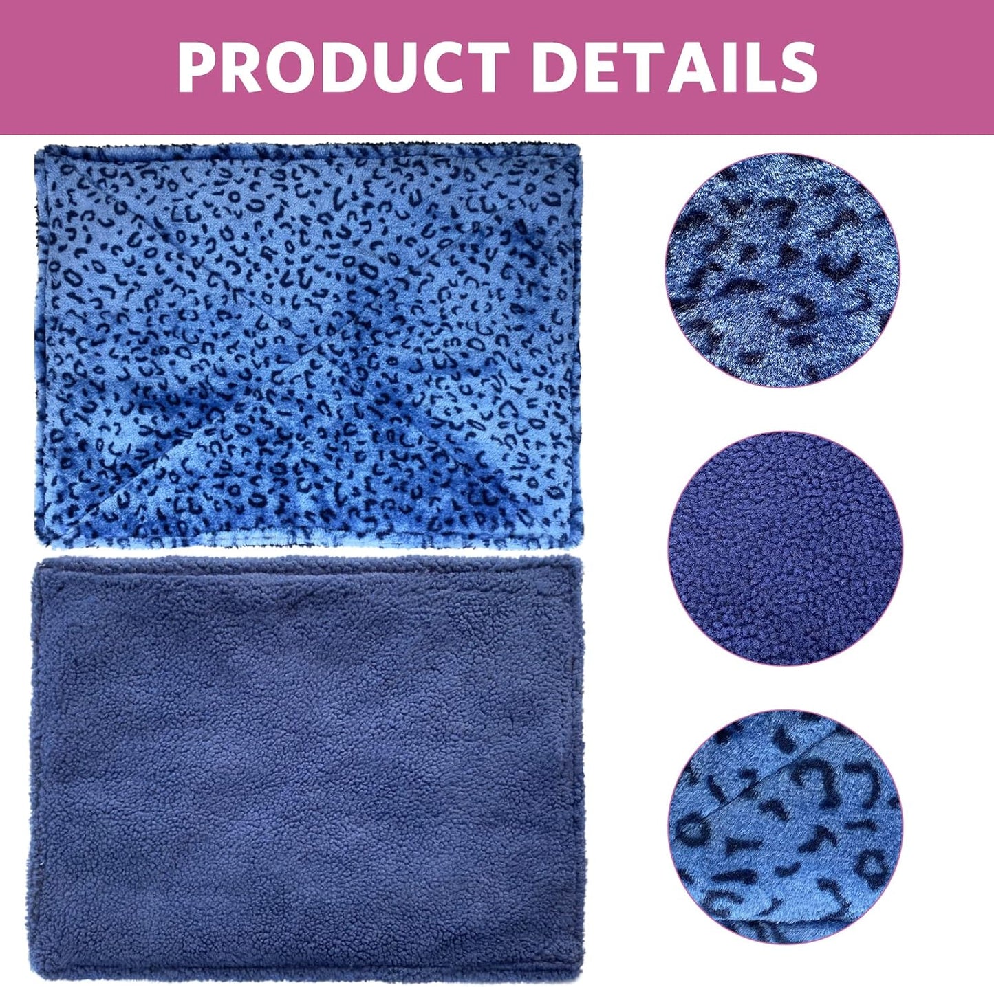 Self Warming Cat Bed, Super Soft Cat Dog Pet Bed, Super Soft Cat Dog Pet Bedthick Fabric, Double-Sided Usable Washable, Non Electric.