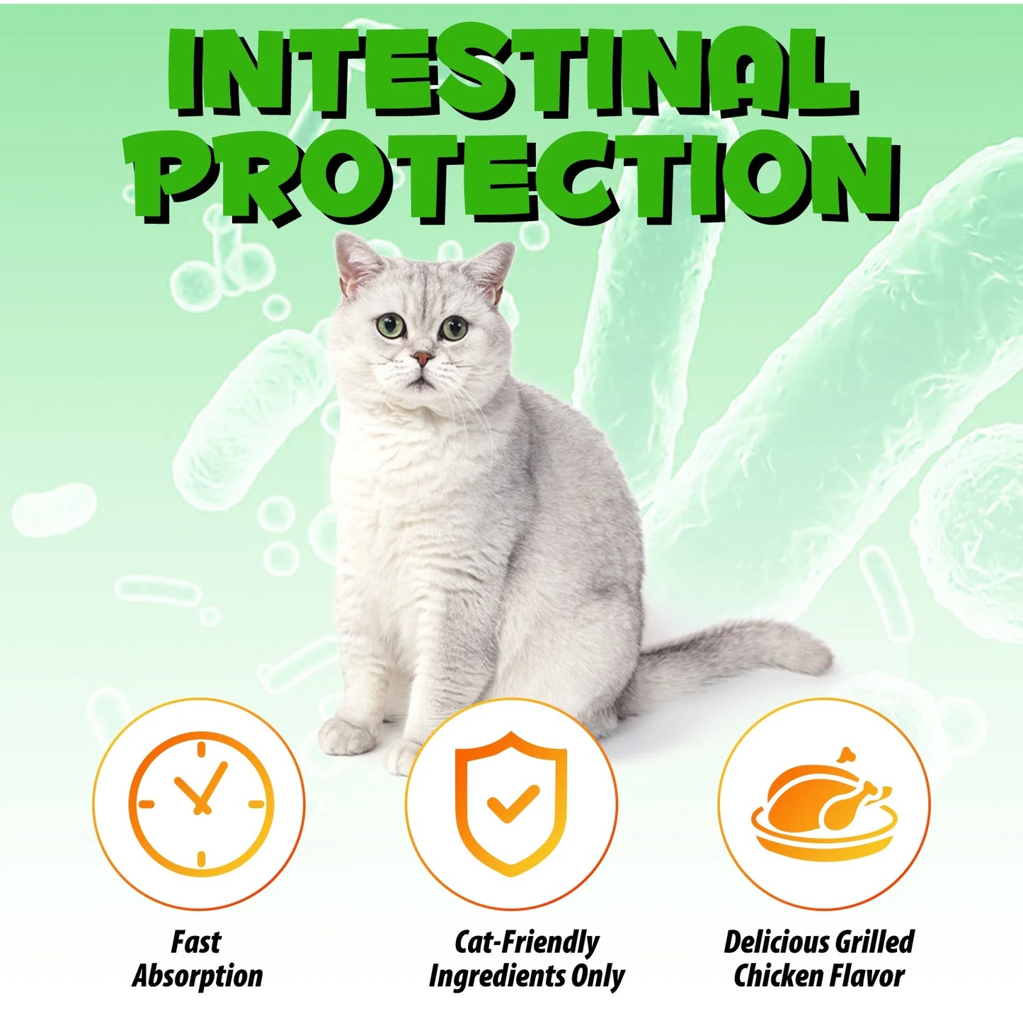 Cat Constipation Relief, Natural Drops with 6 Probiotics to Help Digestion, Cats Constipation Supports, Relief Constipation for Cat - 2 Fl Oz