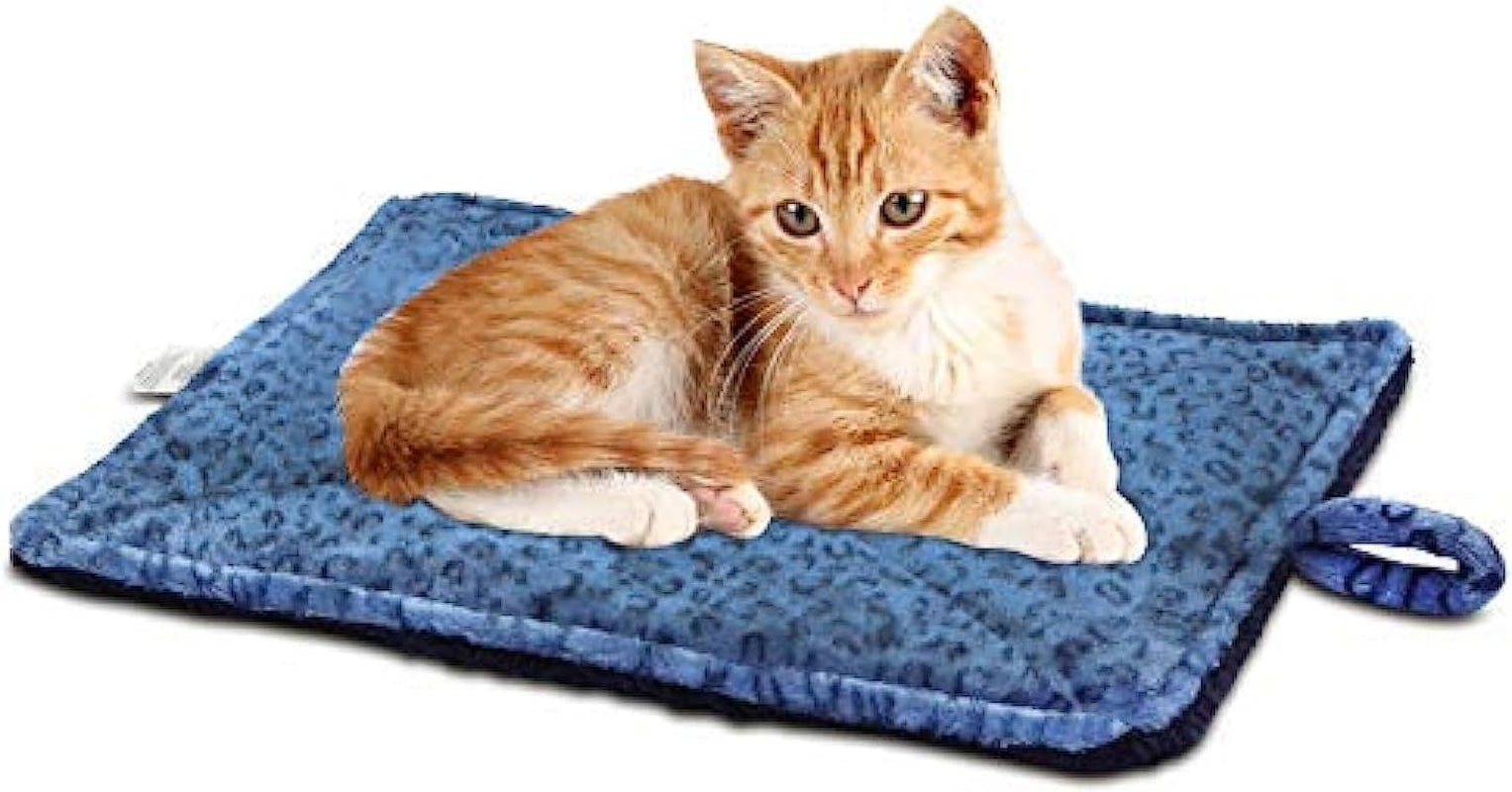 Self Warming Cat Bed, Super Soft Cat Dog Pet Bed, Super Soft Cat Dog Pet Bedthick Fabric, Double-Sided Usable Washable, Non Electric.