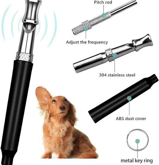 Dog Treat Pouch 2 Pcs Dog Whistles and Training Clicker Training Behavior Aids with 18 in Lanyard and Adjustable Belt for Pet Training