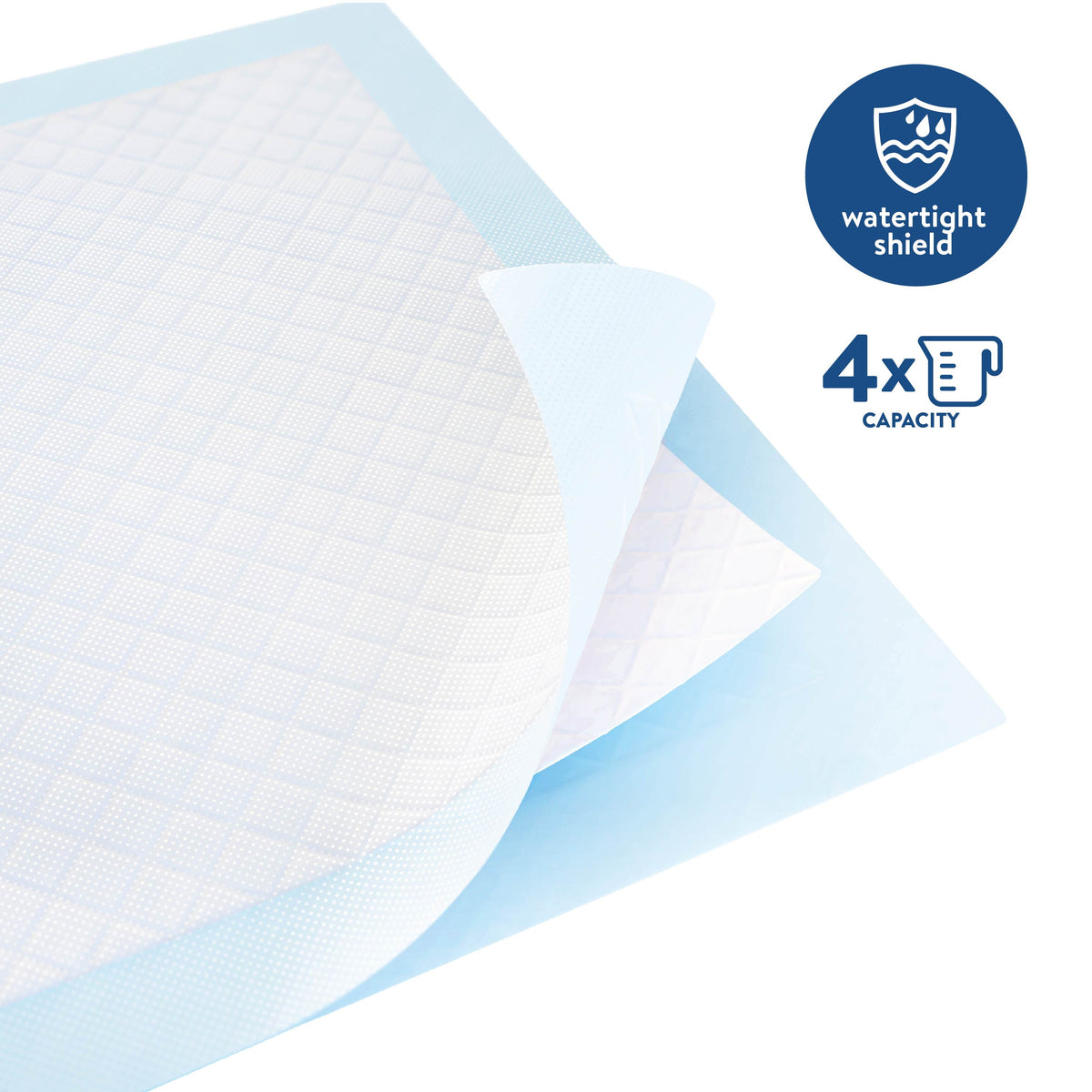 Puppy Training Pads, 50 Count Leak-Proof Disposable, 22" X 22"