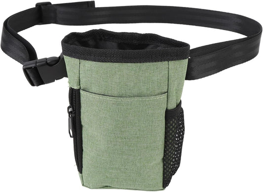 Dog Treat Pouch, Waist Belt Clip Dog Portable Dog Treat Bag, Oxford Cloth Dog Training Treat Pouch for Dog Walks, Dog Training and Behavior Aids, Doggy Treat Snack Bag for Outdoor