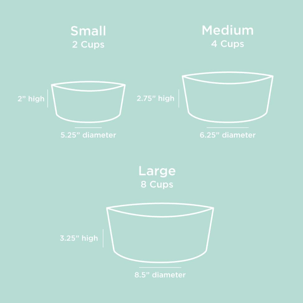Simple Solid Dog Bowl and Dog Bowl Stand - Single Iron Stand with Single Ceramic Feeder or Water Bowl (Medium, Matte White)