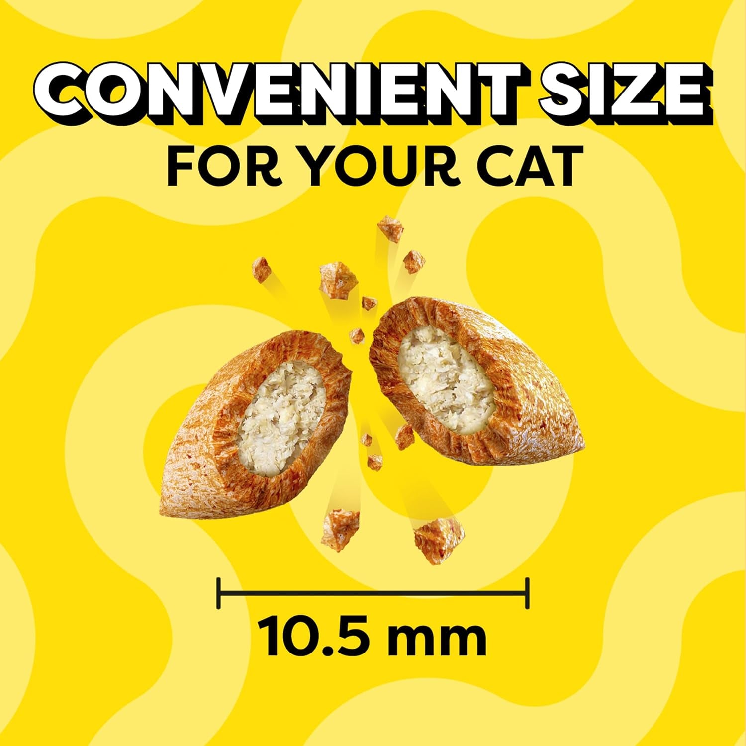Classic Crunchy and Soft Cat Treats Tasty Chicken Flavor, 48 Oz. Pouch